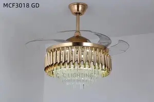 Chandelier Fan Light With Bluetooth