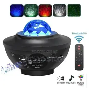 Bluetooth Music Led Galaxy Projector Light (With Remote Control)