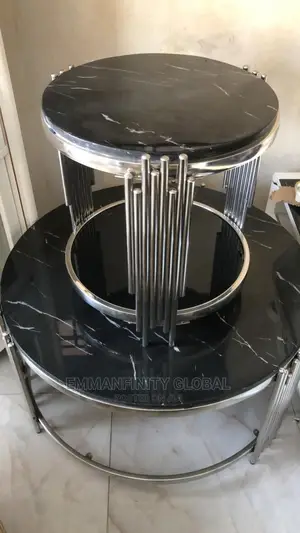 Round Marble Center Table 2 in 1