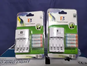 Rechargeable Batteries With Charger