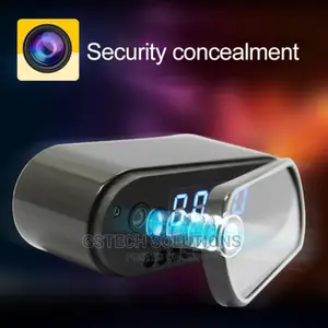 Hd Wifi Digital Clock Spy Camera With Battery