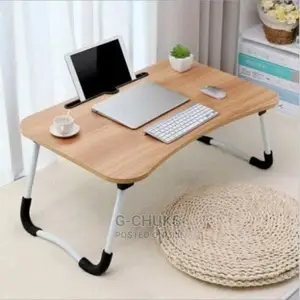 Laptop Table With Dock Stand Cup Holder