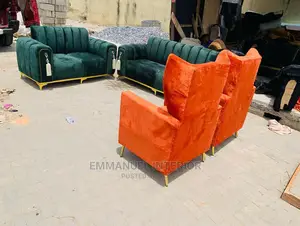 A Standard 7 Seater Sofa, Made With Quality Fabrics