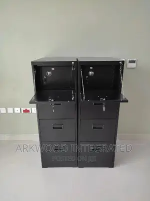 Metal File Cabinet With Safe