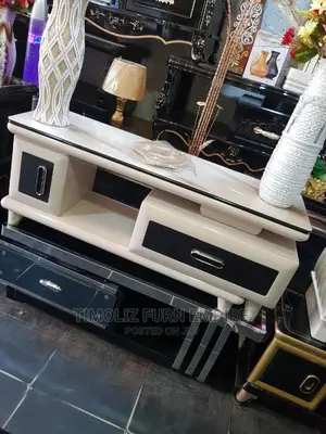 Foreign Tv Stand With Storage Spaces/Adjustable.