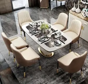 Royal Turkey Marble Dining By 6