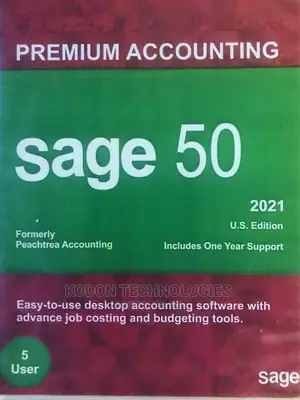 Sage 50 Premium 2021 5 User Permanent License