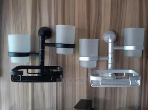 Cup Holder/Soap Dish Brush Holder