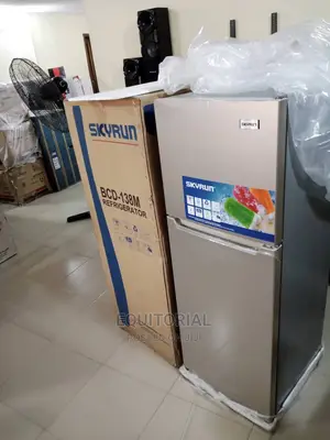 Skyrun Silver Refrigerator With Keys - BCD-138m