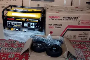 New Sumec Firman Spg3000e2 4.5kva Generator +Handles,Key