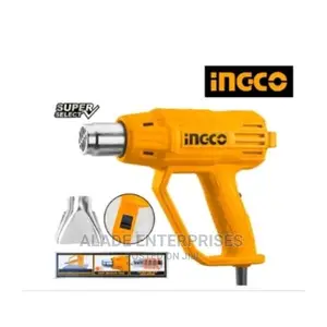 Ingco Super Select Heat Gun With Scraper 4 Nozzles 2000w