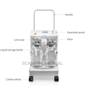 Surgical Double Bottles Electric Suction Machine