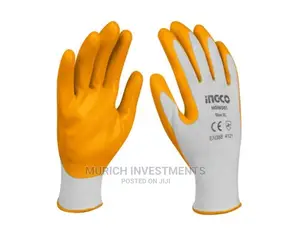 INGCO Nitrile Coated Gloves HGNG01 Rubber Gloves