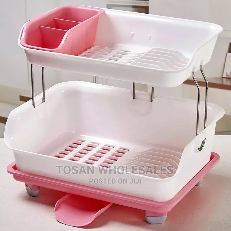 Multipurpose Draining Dish Rack Double Layer Dish