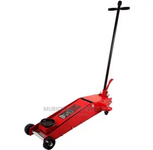 Heavy Duty Long Frame Floor Jack With Foot Pedal, 5 Ton