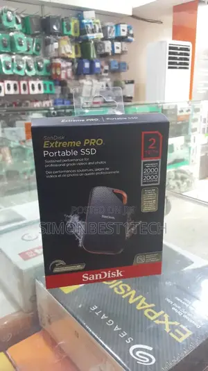 Portable SSD Hard Drive 2tb Sandisk 2000mpbs