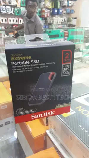 Portable SSD Hard 2tb Sandisk 1050mpbs