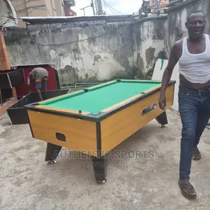 8ft Locally Made Marble Top Snooker With Coin