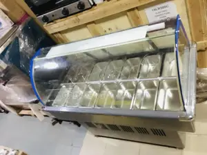 14 Plates Standing Salad Bar Display Chillers/Refrigerators