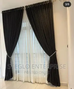 3D Black Out Curtains