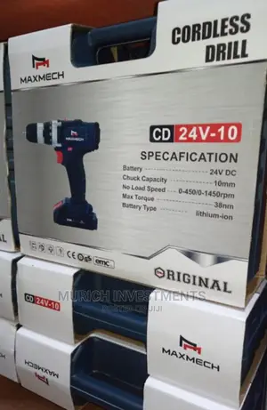 Cd 24v-10 Cordless Drill Maxmech