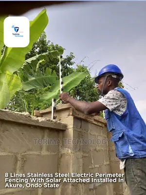 Electric Perimeter Fencing With Solar Installation