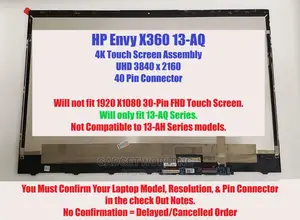 Hp Envy 13, X360 Screen Replacement Service
