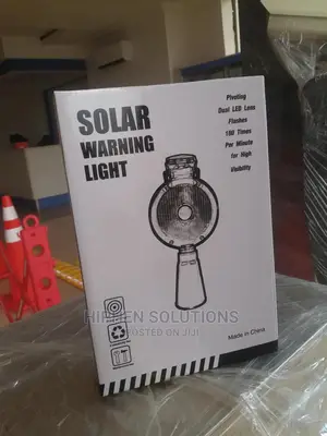 All Weather Use Solar for Traffic Cone