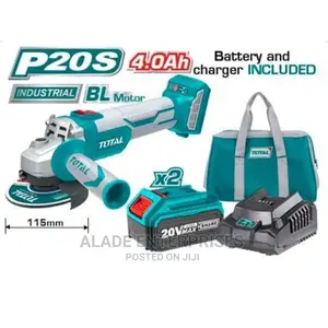 Cordless Lithium-Ion Angle Grinder With 4.0ah Batteries -