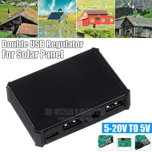 Double USB Regulator for Solar Panel With Free Delivery