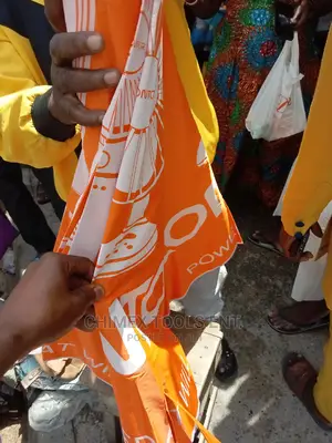 Industry Umbrella Orange Color Original With Double Clothes