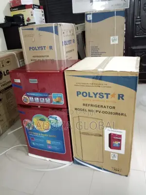 Pv-Dd203r6rl Polystar Refrigerator, Double-Door