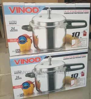 Vinod Stainless Steel Pressure Cooker 10L