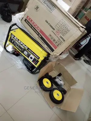 Elepaq 5kva Automatic Key Start Generator Sv7800e2 With Tyre