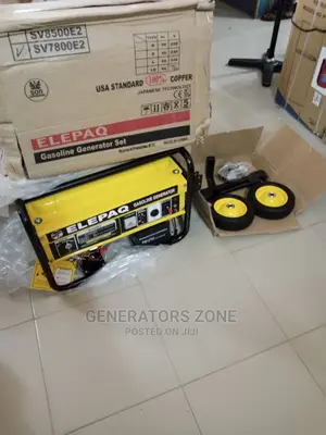 Elepaq Automatic Generator Sv7800e2 With Tyres-Rated 5kva