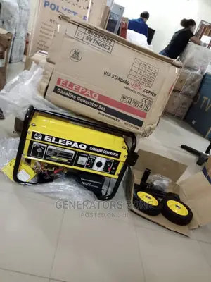 Automatic Start Elepaq Generator 5kva Sv7800e2 + Tyres
