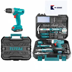 Total Set Cordless Drill Li-Ion 12V 127pcs (
