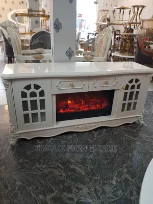 Classic Fireplace TV Stand With Storage Spaces/Superior.