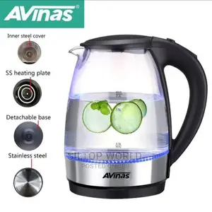 2.2L Avinas Electric Glass Transparent Kettle