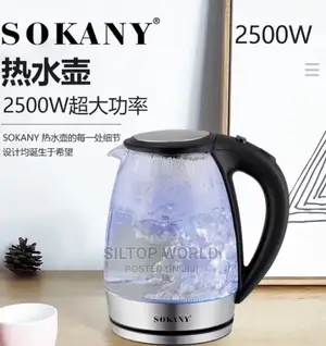 Sokany Electric Glass Kettle