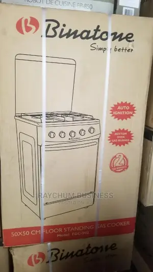 Binnatone All Gas 4burner Standing Self Ignation
