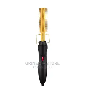 Tangle Free Hot Hair Comb and Straightener