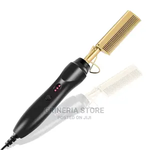 Make Your Hair Shinier With Hot Hair Comb Straightener