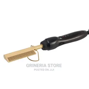 Silky Soft Hot Hair Comb and Straightener