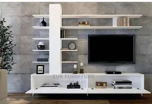 White Floating Tv Stand( Available in All Sizes )