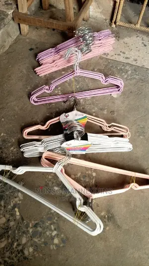 Different Colours Of Coated Hangers