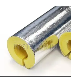 Izocam Prefabricated Fiber Glasswool Pipe 3/4" by 27mm