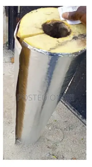 Izocam Prefabricated Fiber Glasswool Pipe 2" by 60mm