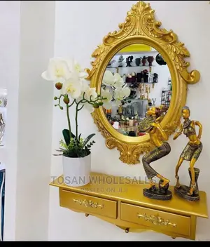 Mirror Wall Console Set