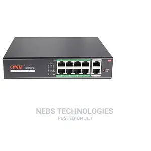 Onv 8 Port Poe Ethernet Switch H1108pls -Poe H108pl